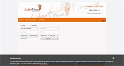 Desktop Screenshot of liderfinca.com