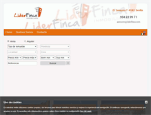 Tablet Screenshot of liderfinca.com